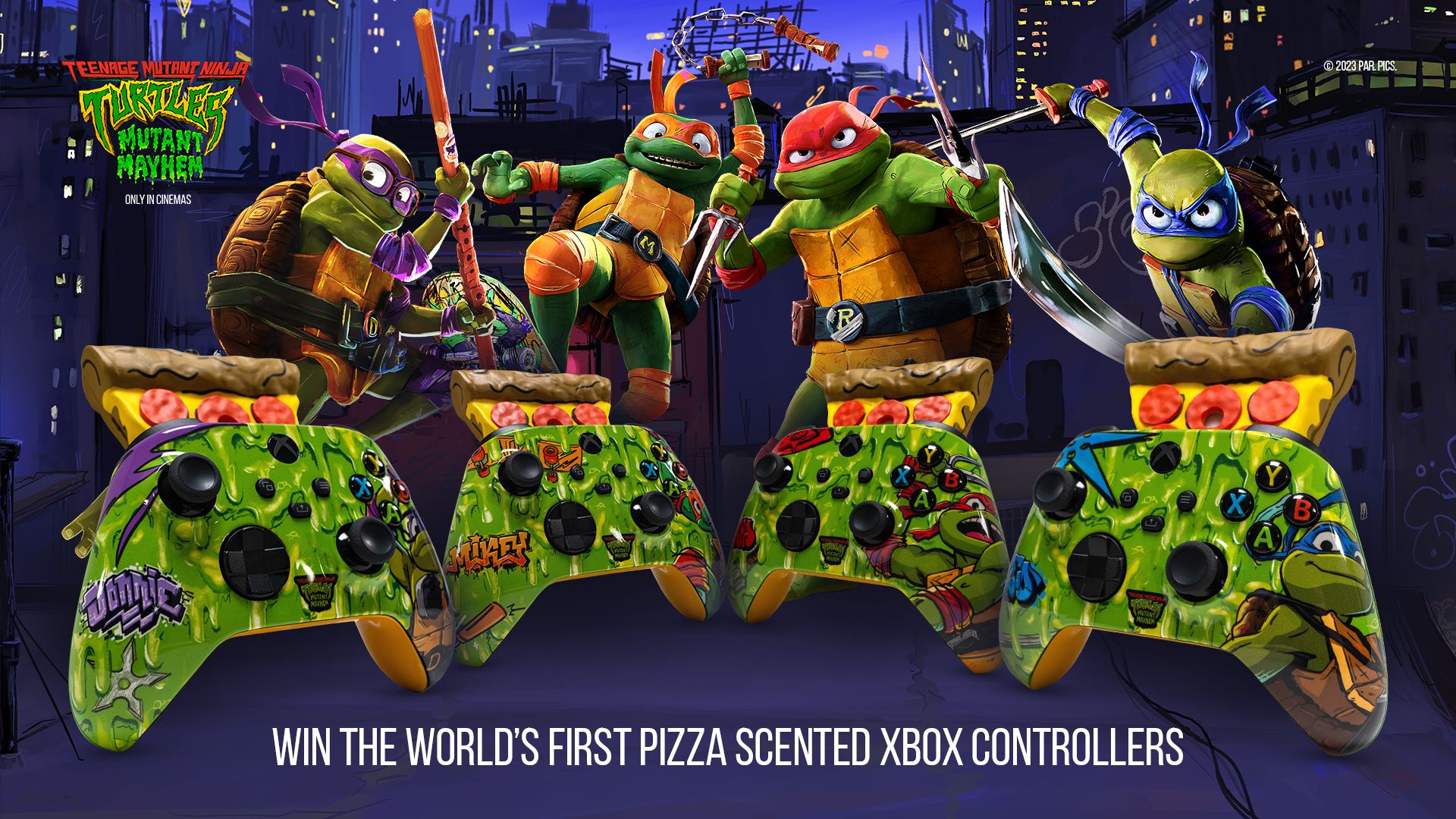 A las Tortugas Ninja les encantará: Microsoft ha presentado una inusual Xbox con aroma a pizza