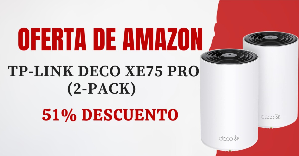 P-Link Deco XE75 Pro (2 uds.) con un descuento de 230 € ¡Oferta Black Friday! P-Link Deco XE75 Pro (2 uds.) con un descuento de 230 € ¡Oferta Black Friday!