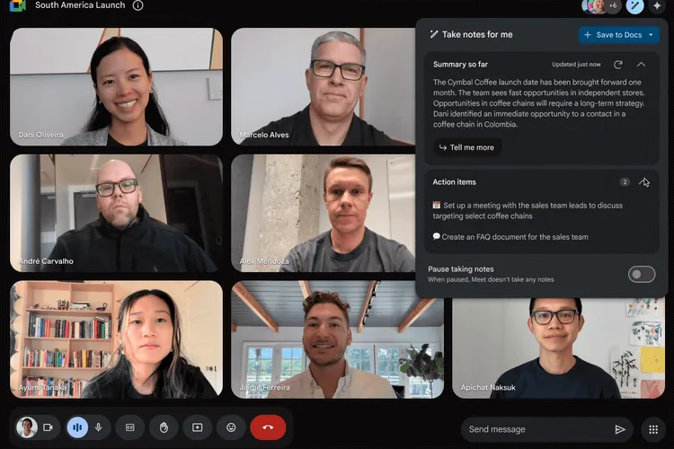 Google Meet ha presentado una inteligencia artificial que puede asistir a una reunión en lugar del usuario Google Meet ha presentado una inteligencia artificial que puede asistir a una reunión en lugar del usuario