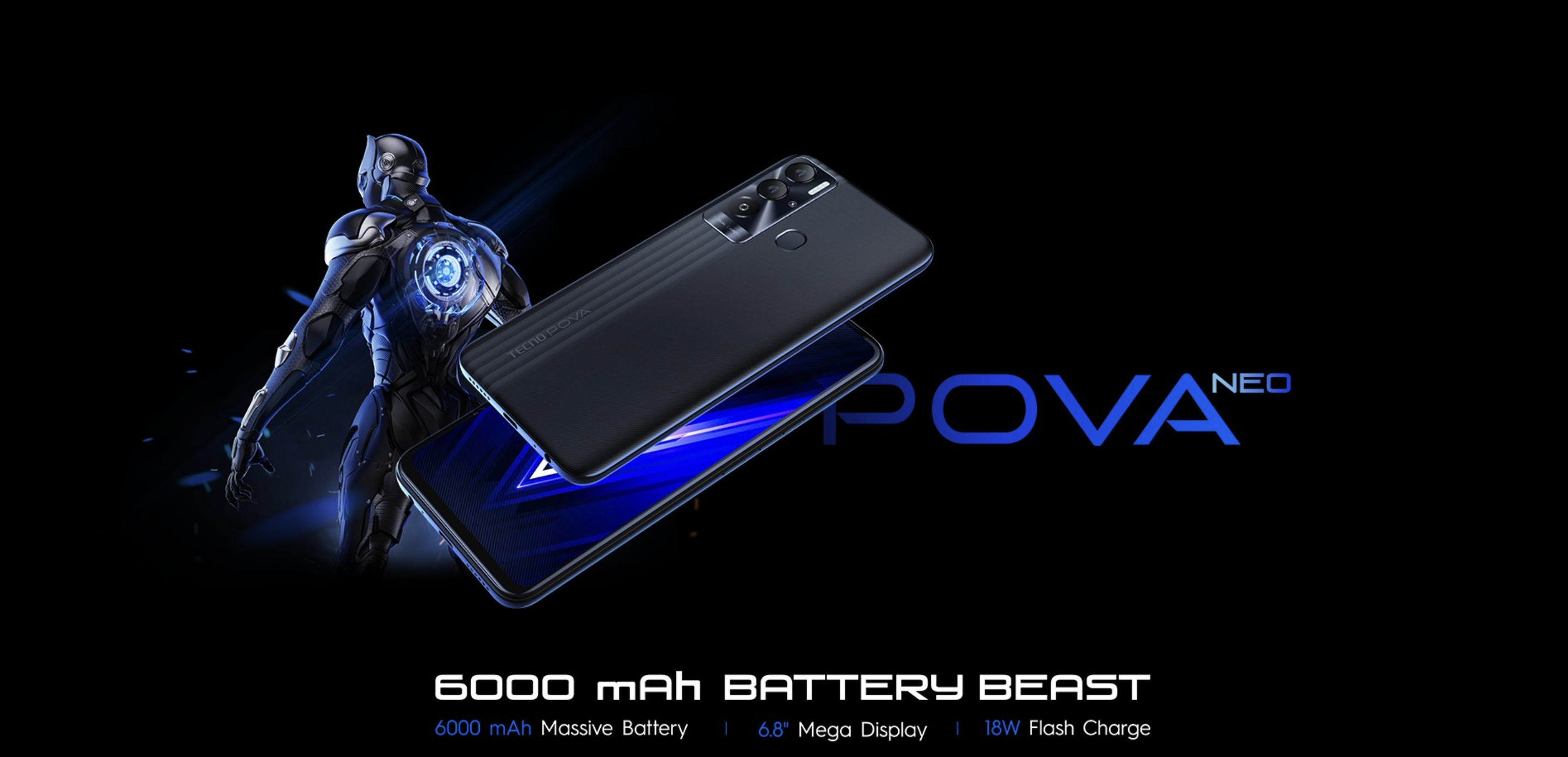 Tecno Pova Neo: smartphone económico con batería de 6000 mAh, pantalla de 6,8 pulgadas y cámara dual Tecno Pova Neo: smartphone económico con batería de 6000 mAh, pantalla de 6,8 pulgadas y cámara dual