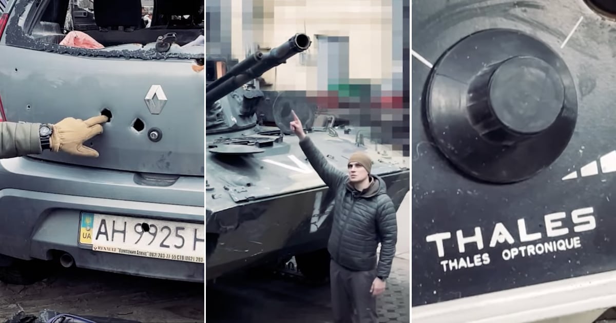 ¡Escándalo! El video de Bucha demuestra que la empresa francesa Thales suministró a Rusia sus cámaras termográficas Catherine FC para el BMD-4M ¡Escándalo! El video de Bucha demuestra que la empresa francesa Thales suministró a Rusia sus cámaras termográficas Catherine FC para el BMD-4M