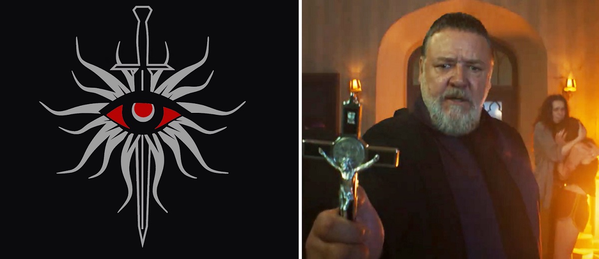 Los creadores de la película El exorcista de Pope utilizaron un símbolo de Dragon Age: Inquisition en lugar del verdadero signo de la Inquisición española Los creadores de la película El exorcista de Pope utilizaron un símbolo de Dragon Age: Inquisition en lugar del verdadero signo de la Inquisición española