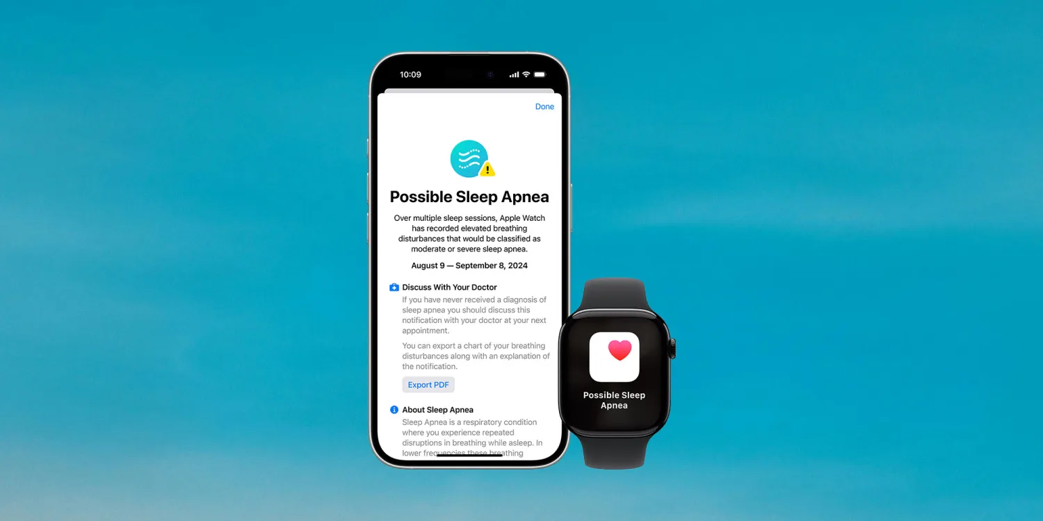 El Apple Watch recibe la aprobación canadiense para detectar la apnea del sueño El Apple Watch recibe la aprobación canadiense para detectar la apnea del sueño