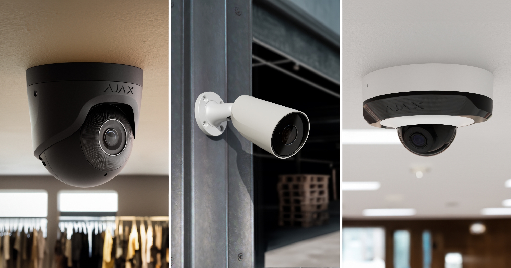TurretCam, BulletCam y DomeCam Mini: nuevas cámaras de seguridad de Ajax Systems con resolución de hasta 4K y protección IP65 TurretCam, BulletCam y DomeCam Mini: nuevas cámaras de seguridad de Ajax Systems con resolución de hasta 4K y protección IP65