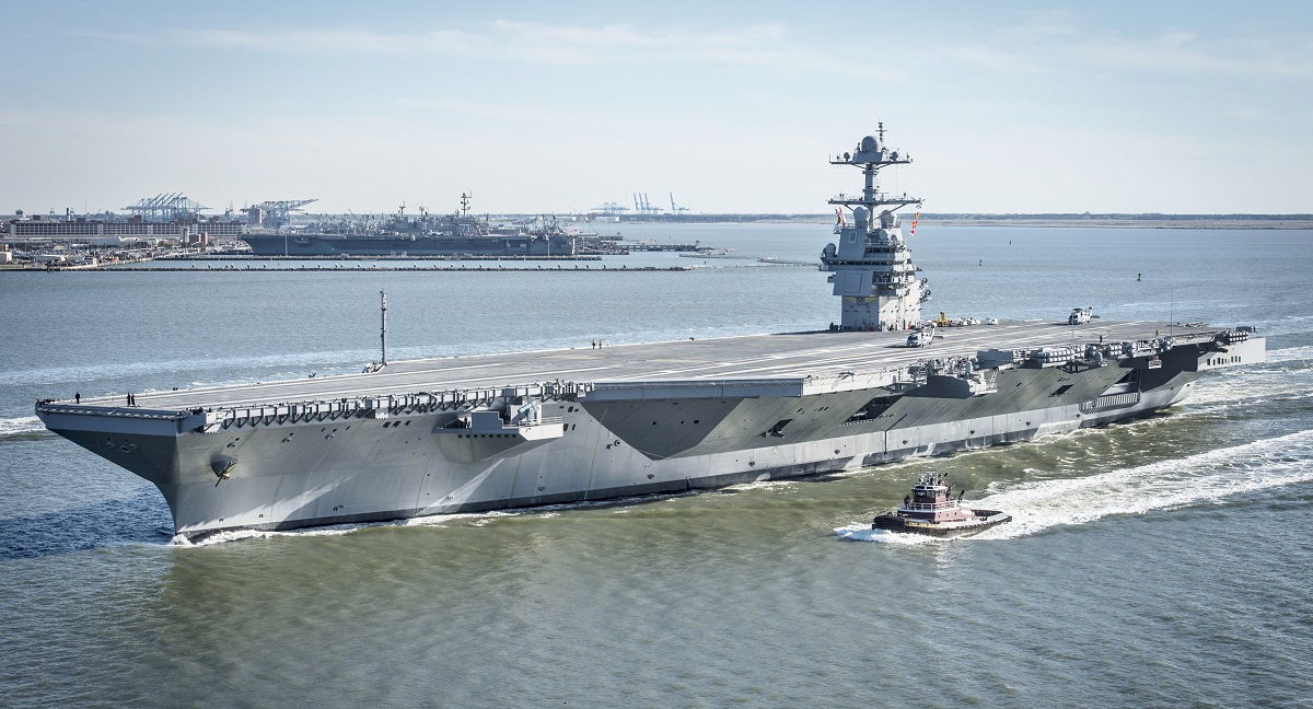 La Armada estadounidense envía a Turquía el mayor portaaviones del mundo, el USS Gerald R. Ford, valorado en más de 13.000 millones de dólares. La Armada estadounidense envía a Turquía el mayor portaaviones del mundo, el USS Gerald R. Ford, valorado en más de 13.000 millones de dólares.