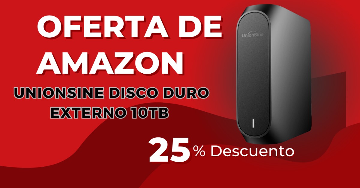 Descubre el potencial del nuevo disco duro externo de UnionSine: 10TB para todos tus archivos UnionSine presenta su nuevo disco duro externo de 10TB: ¡Almacenamiento gigante a tu alcance!
