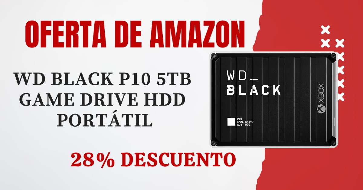 Amplía tu Biblioteca de Juegos con el Innovador HDD Portátil WD BLACK P10 5TB WD BLACK P10 5TB: El Almacenamiento Portátil Ideal para Gamers Apasionados
