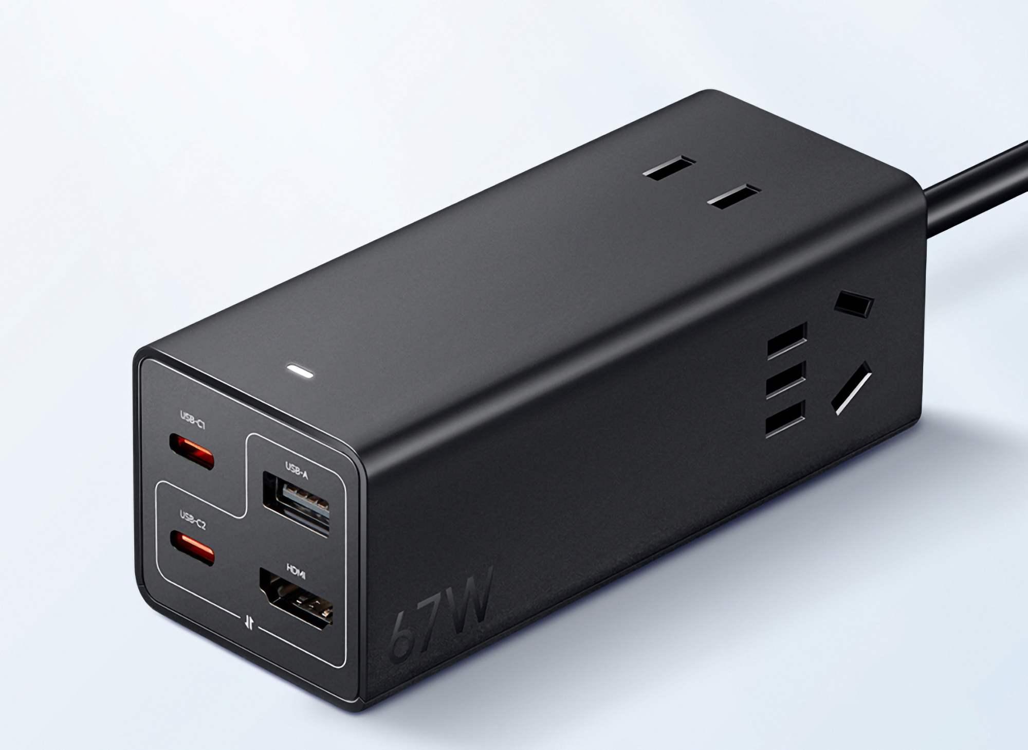 Xiaomi ha presentado Desktop Fast Charging Socket Pro con 65W de potencia, puertos USB, HDMI y un precio de 25 dólares Xiaomi ha presentado Desktop Fast Charging Socket Pro con 65W de potencia, puertos USB, HDMI y un precio de 25 dólares