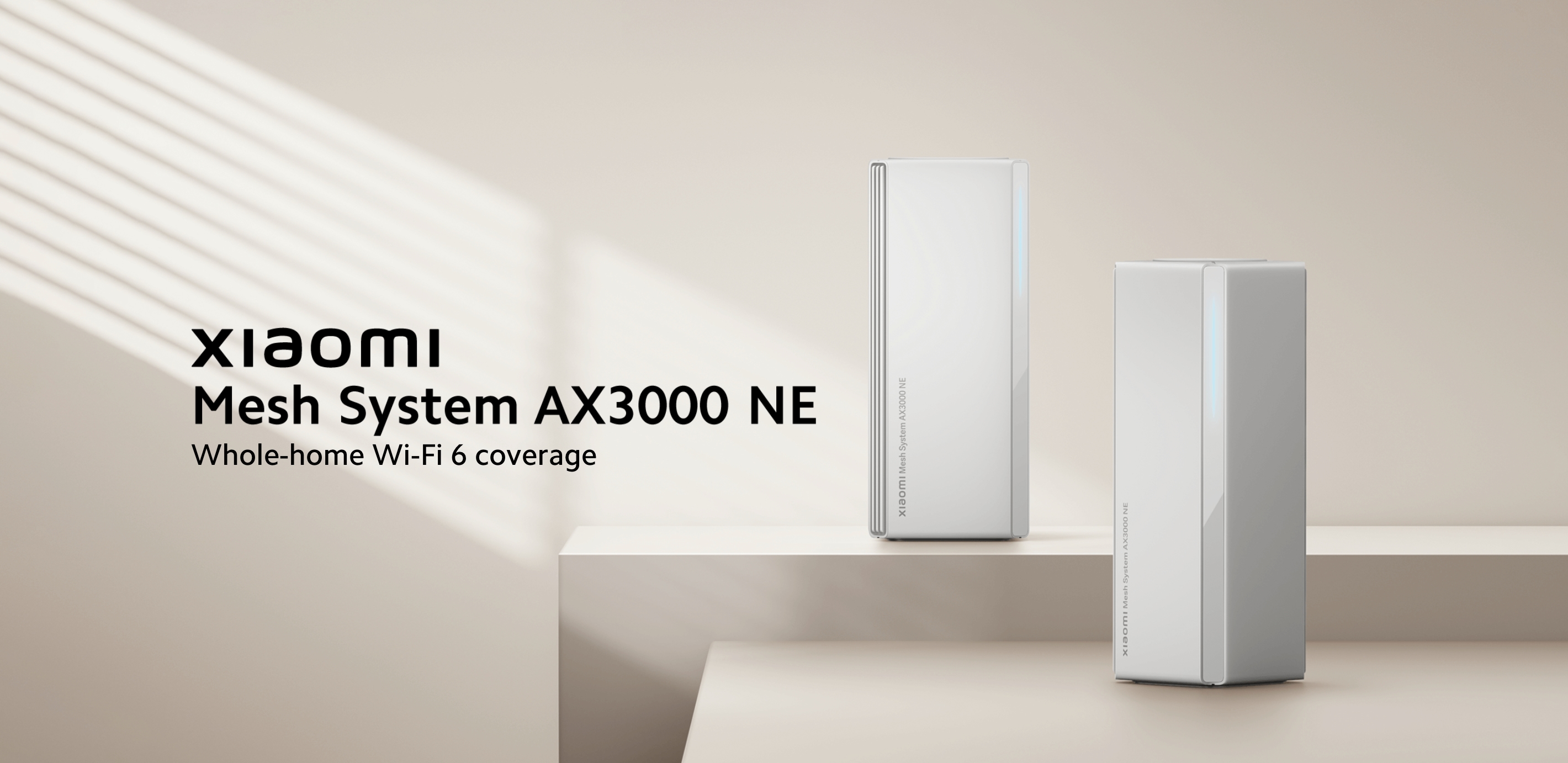 Xiaomi ha introducido en el mercado mundial el sistema AX3000 NE Mesh compatible con WiFi 6 Xiaomi ha introducido en el mercado mundial el sistema AX3000 NE Mesh compatible con WiFi 6