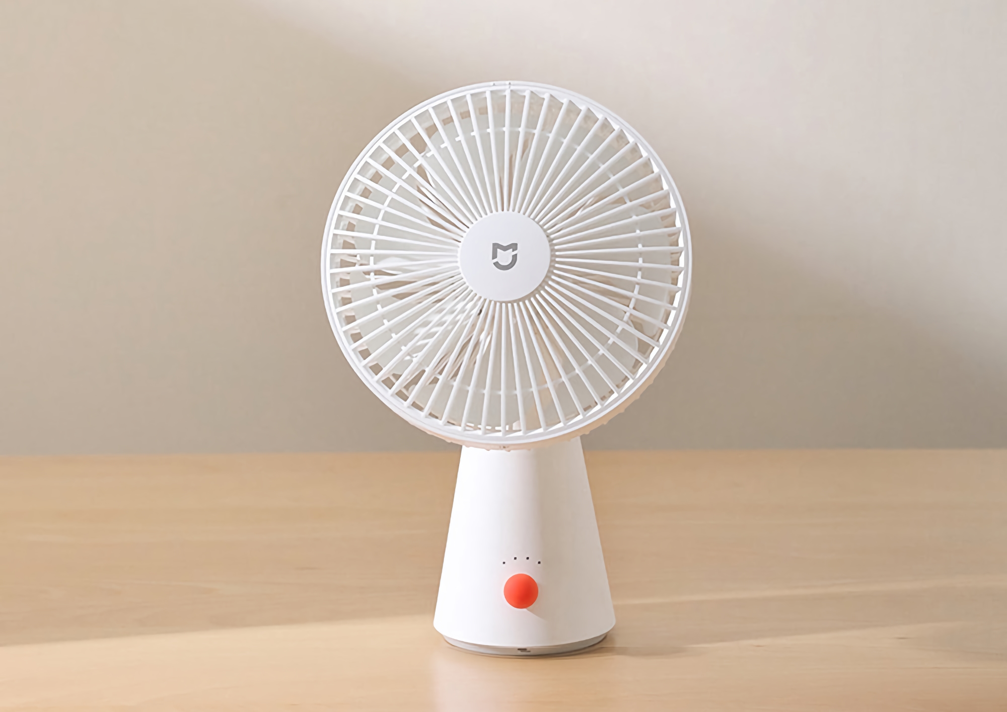 Xiaomi presentó MiJia Desktop Fan: ventilador de escritorio con puerto USB-C y batería incorporada de 4000 mAh por $ 20
