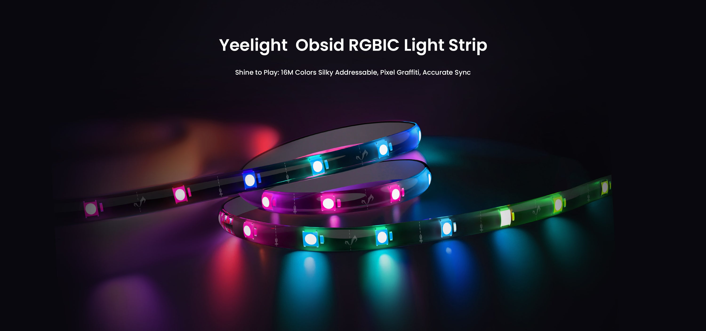 Yeelight anuncia la tira de luces LED Obsid RGBIC, que puede sincronizarse con música y juegos Yeelight anuncia la tira de luces LED Obsid RGBIC, que puede sincronizarse con música y juegos