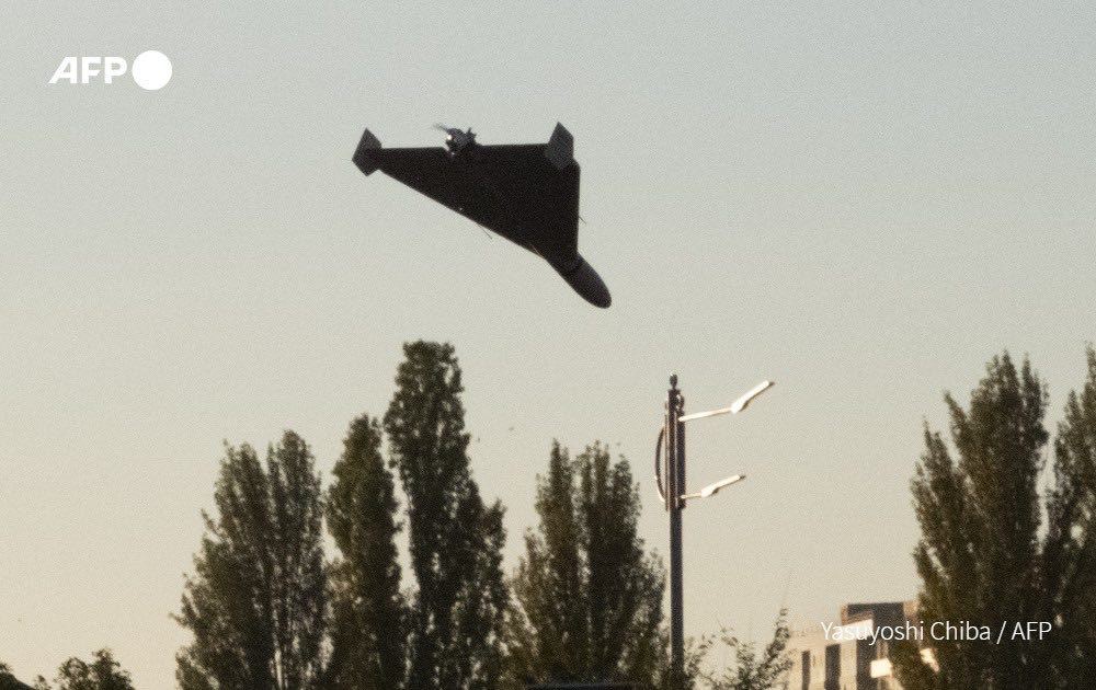 Las Fuerzas Armadas de Ucrania derribaron 23 de los 25 drones kamikaze Shahed-136 que atacaban Kiev Las Fuerzas Armadas de Ucrania derribaron 23 de los 25 drones kamikaze Shahed-136 que atacaban Kiev