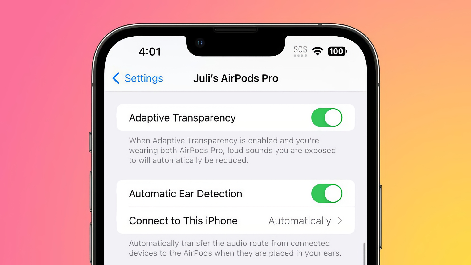 Menuda vuelta de tuerca: la transparencia adaptativa de los AirPods Pro y AirPods Max en la beta de iOS 16.1 ha resultado ser un error Menuda vuelta de tuerca: la transparencia adaptativa de los AirPods Pro y AirPods Max en la beta de iOS 16.1 ha resultado ser un error