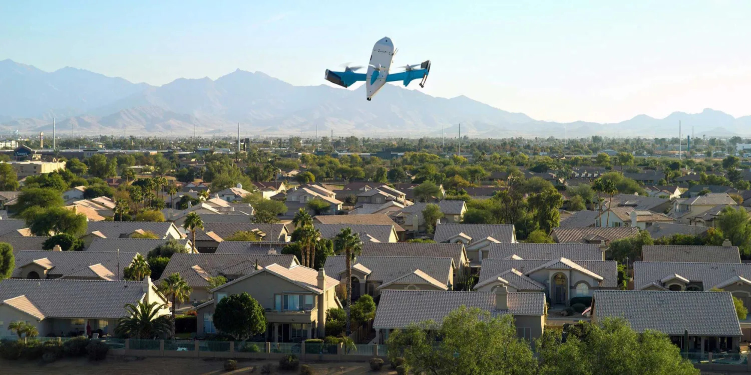 Tecnologías de entrega del futuro: Amazon utiliza drones para iPhones y AirTags Amazon presenta drones para entrega: ahora iPhones y Galaxy pueden volar directamente a tu puerta