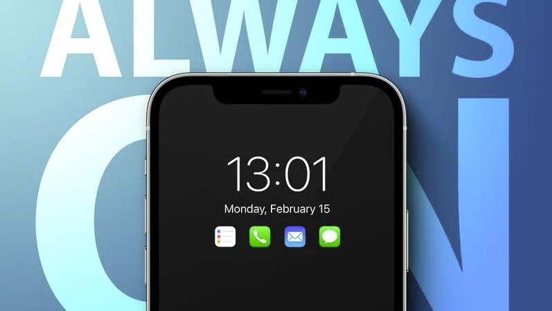 iPhone 14 Pro y 14 Pro Max inclinados para recibir la función de pantalla siempre activa iPhone 14 Pro y 14 Pro Max inclinados para recibir la función de pantalla siempre activa