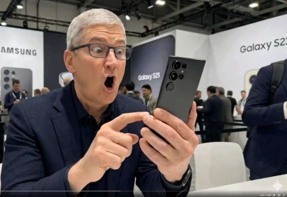 Deepfake viral: Cómo Tim Cook se convirtió en fanático del Samsung Galaxy S25 Ultra