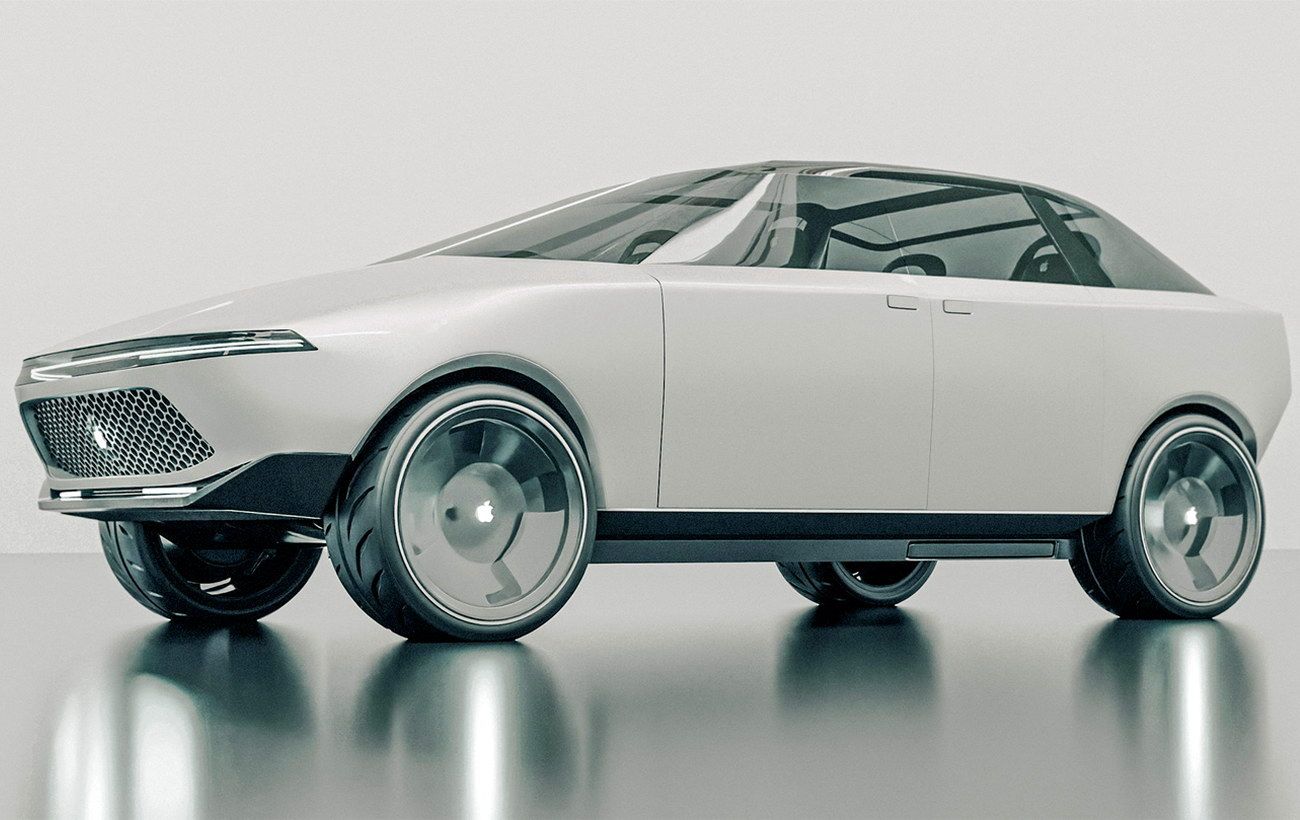 Diseño inspirado en el Cybertruck de Tesla, techo de cristal y enorme pantalla: se ha creado el primer modelo en 3D de un coche eléctrico de Apple Diseño inspirado en el Cybertruck de Tesla, techo de cristal y enorme pantalla: se ha creado el primer modelo en 3D de un coche eléctrico de Apple
