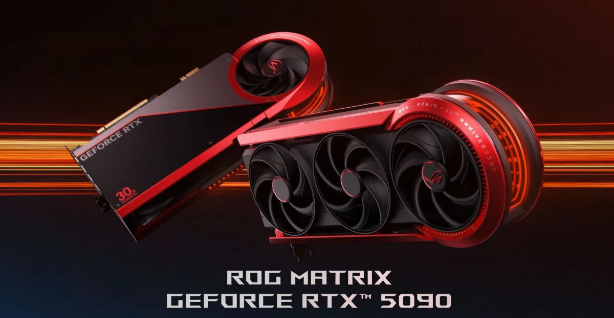ASUS Celebra el 30 Aniversario con Potencia: Se Desvela la ROG Matrix GeForce RTX 5090