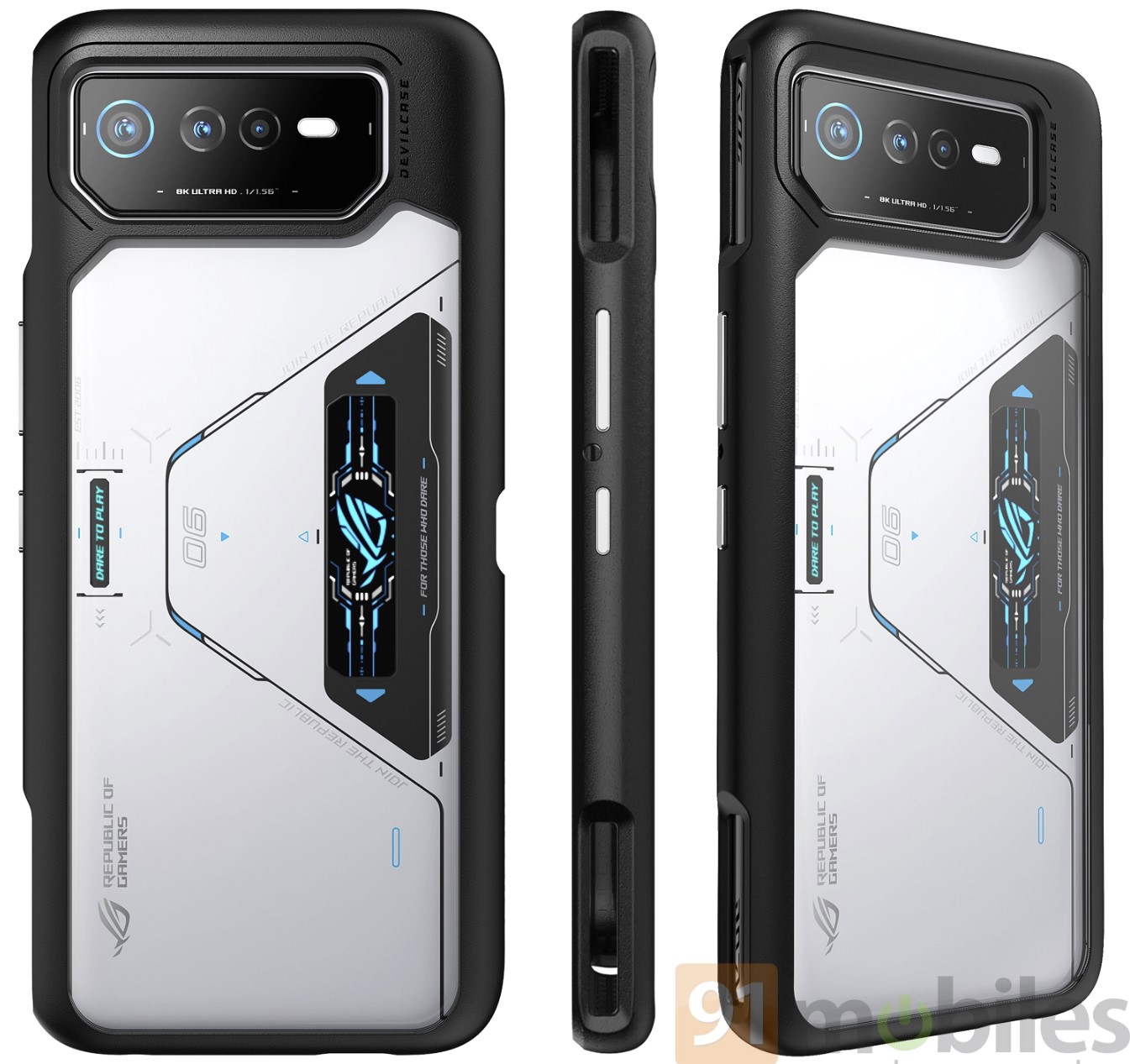 ASUS ROG Phone 6 Press Renders filtrados junto con algunos accesorios