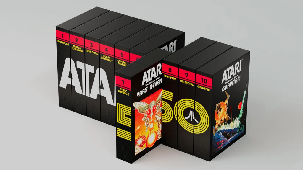 Atari vende una edición limitada de 10 juegos de Atari 2600 en cajas originales y bundle por 999,99 $.