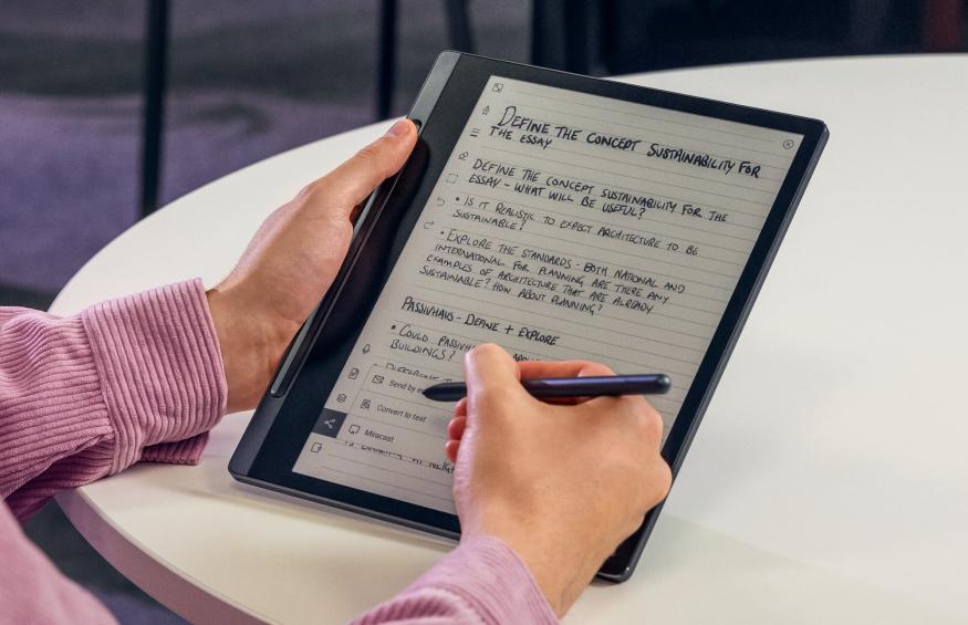 Lenovo presenta el bloc de notas digital Smart Paper, la respuesta de 400 dólares al Kindle Scribe de Amazon Lenovo presenta el bloc de notas digital Smart Paper, la respuesta de 400 dólares al Kindle Scribe de Amazon