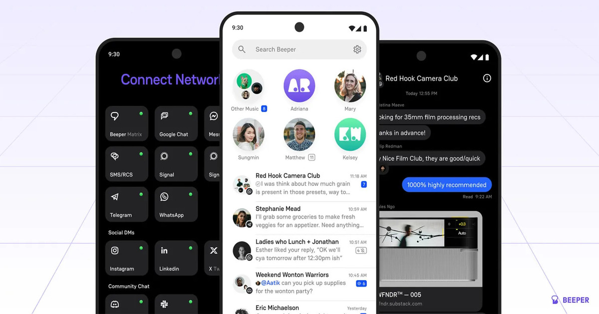 Beeper presenta un diseño actualizado para iOS y escritorio Beeper presenta un diseño actualizado para iOS y escritorio