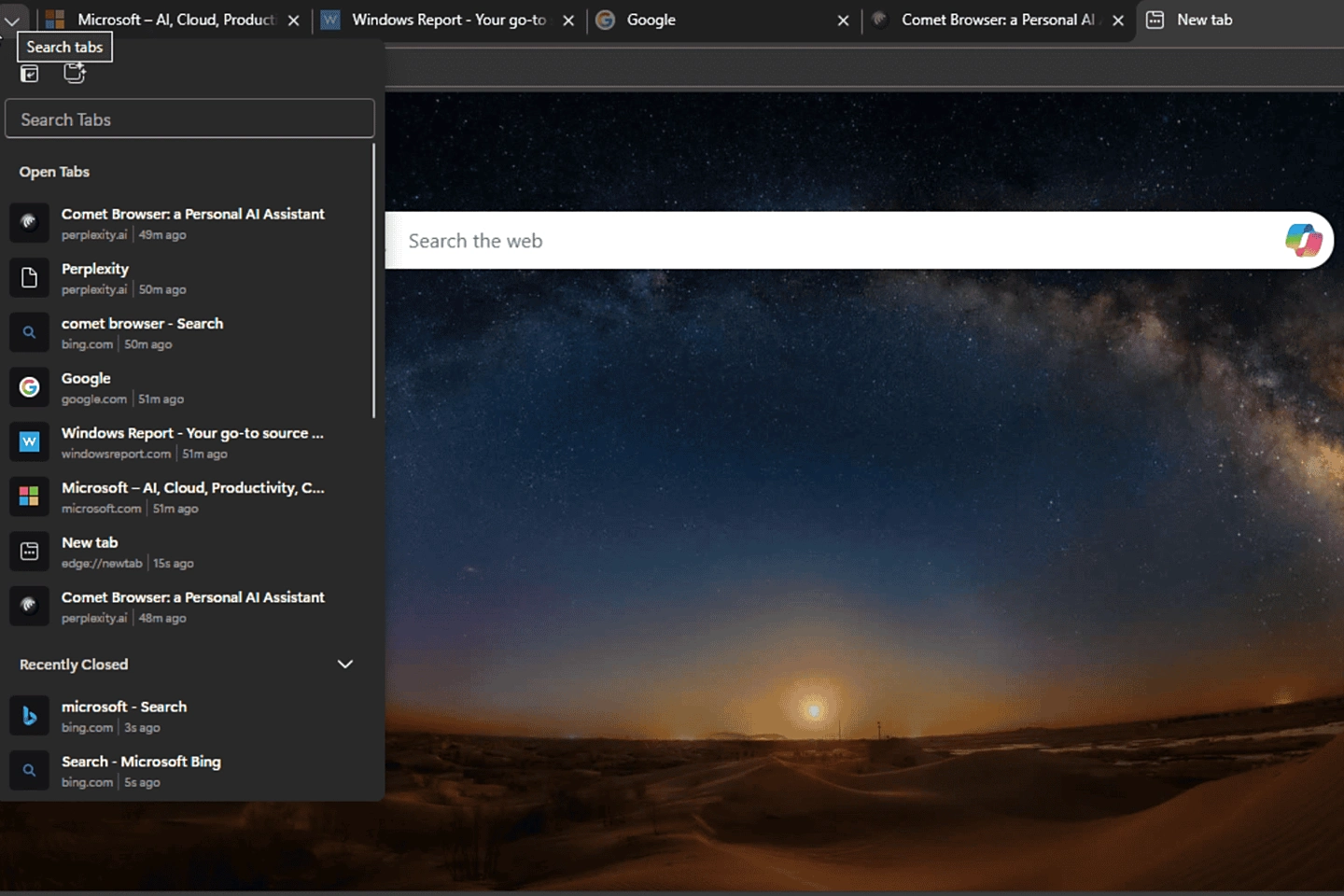 Los navegadores web mejoran la gestión de pestañas