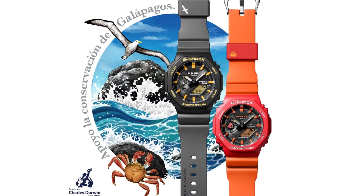 Nuevos diseños alocados de Casio: conoce G-Shock Rock Crab y Albatross