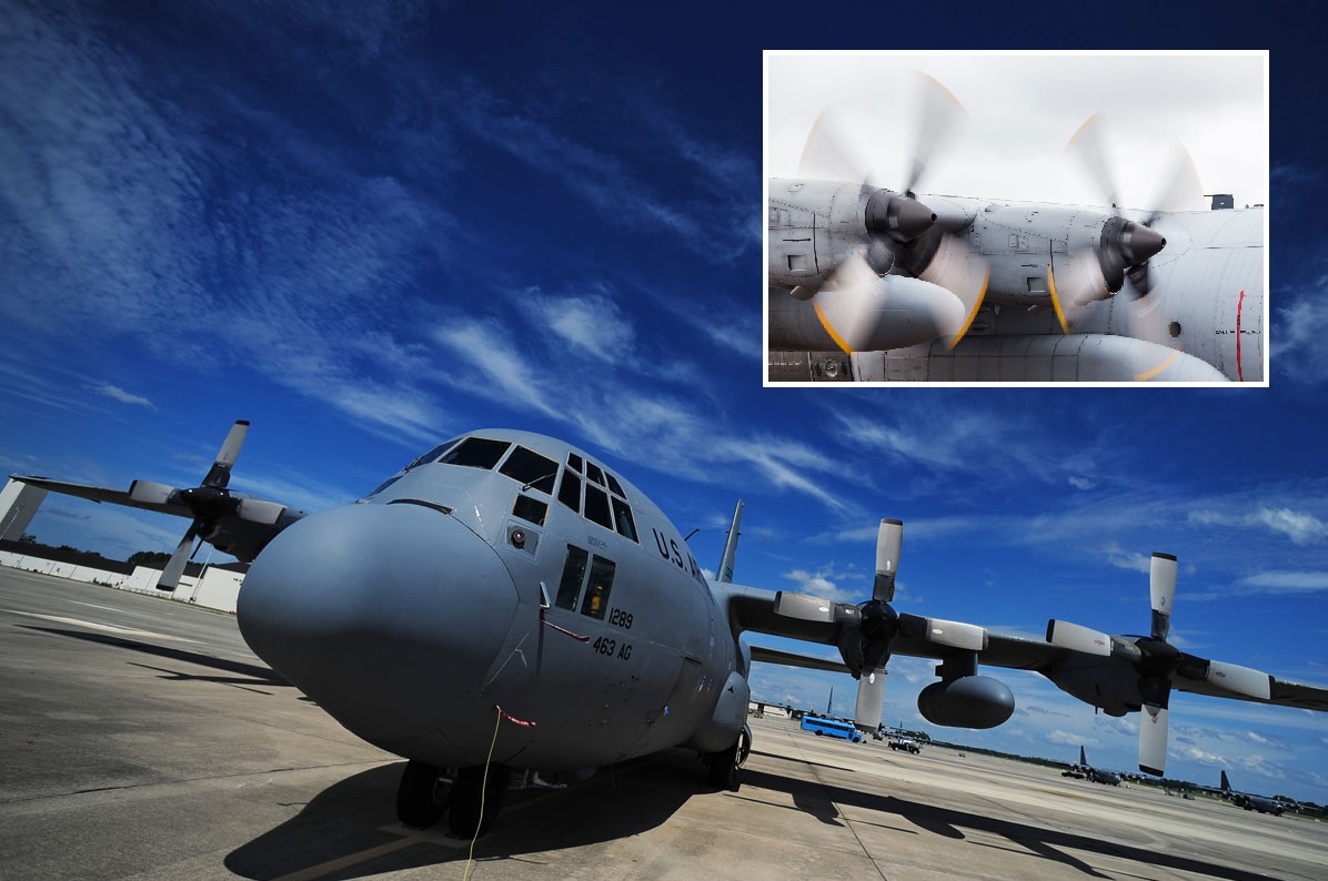 La Fuerza Aérea de EE.UU. suspendió casi todos los aviones de transporte Lockheed C-130H Hércules debido a grietas en las hélices La Fuerza Aérea de EE.UU. suspendió casi todos los aviones de transporte Lockheed C-130H Hércules debido a grietas en las hélices