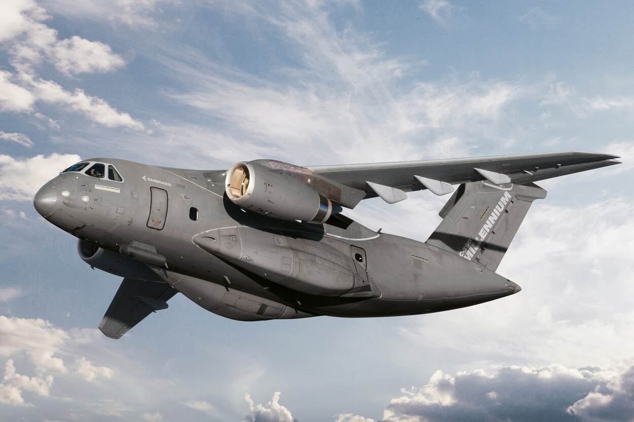La Fuerza Aérea húngara recibe el primer avión brasileño C-390 La Fuerza Aérea húngara recibe el primer avión brasileño C-390
