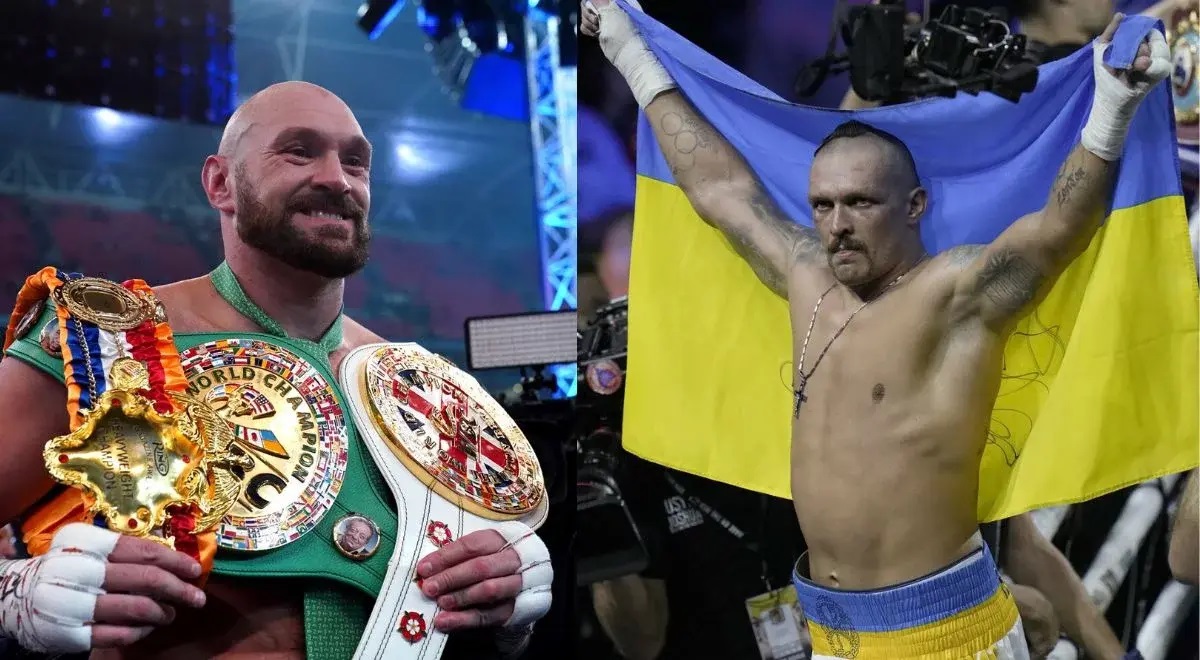 Momentos antes del combate: imágenes exclusivas de la reunión de Usik con Fury Una mirada al ring: las cámaras captan un tenso encuentro entre Usik y Fury