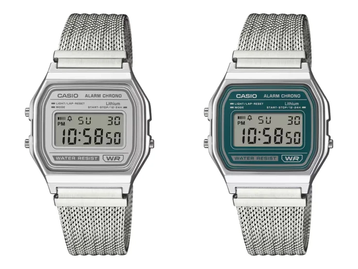 Notas de estilo retro: nuevo Casio A158-WEM en dos versiones