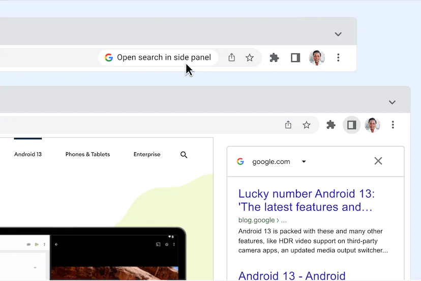 Google Chrome tiene una nueva barra lateral que permite acceder rápidamente a los resultados de las búsquedas Google Chrome tiene una nueva barra lateral que permite acceder rápidamente a los resultados de las búsquedas