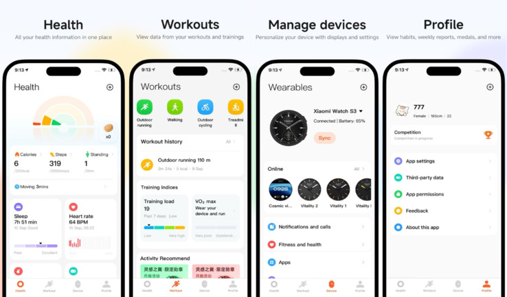 Xiaomi ha actualizado el diseño de la aplicación Mi Fitness Xiaomi ha actualizado el diseño de la aplicación Mi Fitness