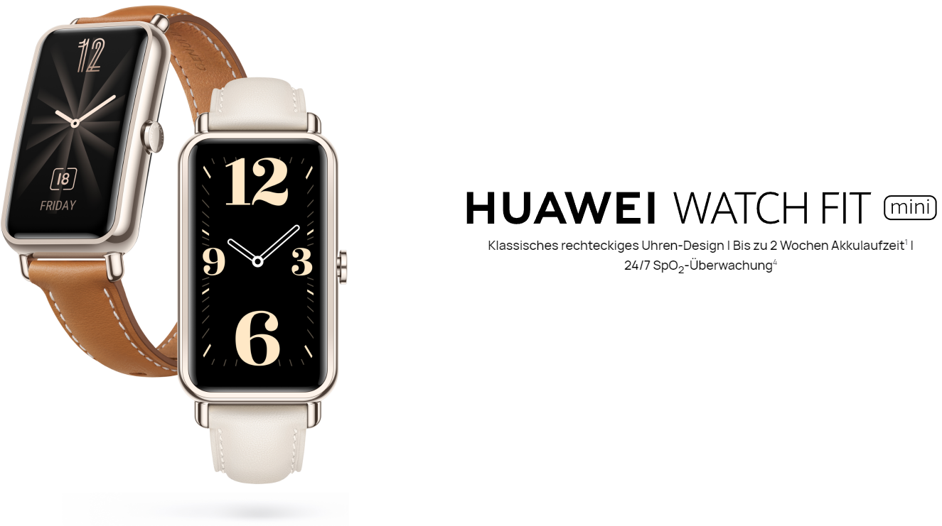 Huawei Watch Fit mini - smartwatch con diseño de pulsera y funciones por 99 euros