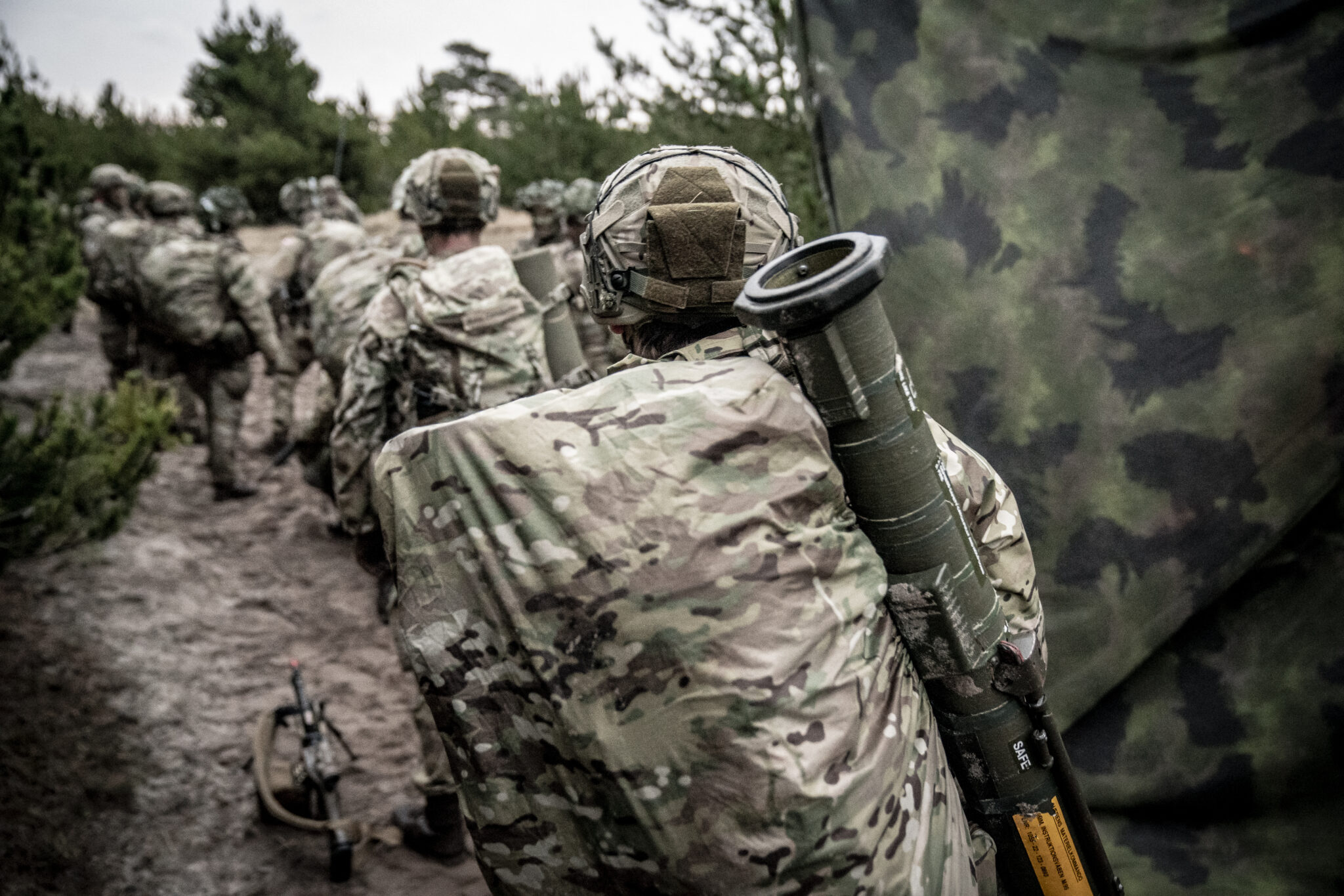 Soldados daneses: El regimiento de infantería de Schleswig perfecciona sus habilidades en el campo de tiro