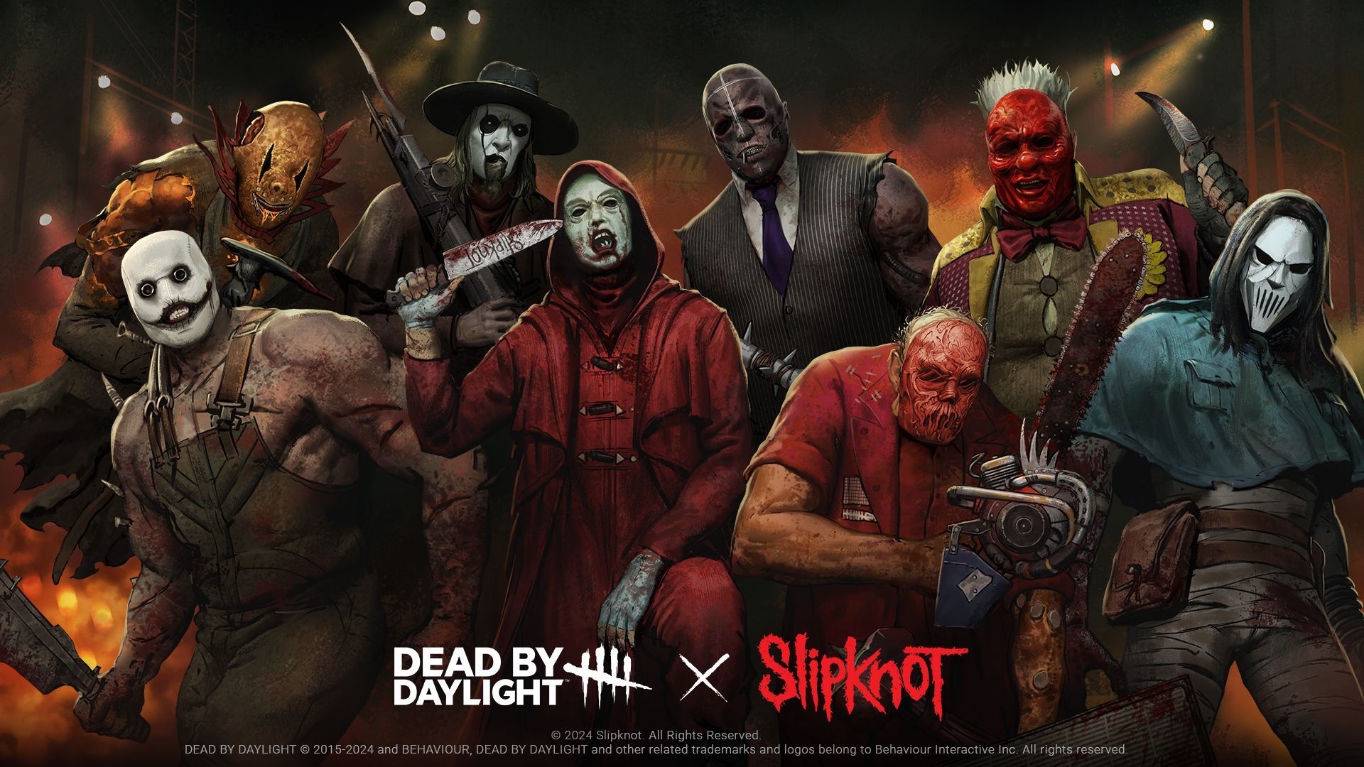 Dead by Daylight lanza nuevos cosméticos como parte de su colaboración con Slipknot Dead by Daylight lanza nuevos cosméticos como parte de su colaboración con Slipknot