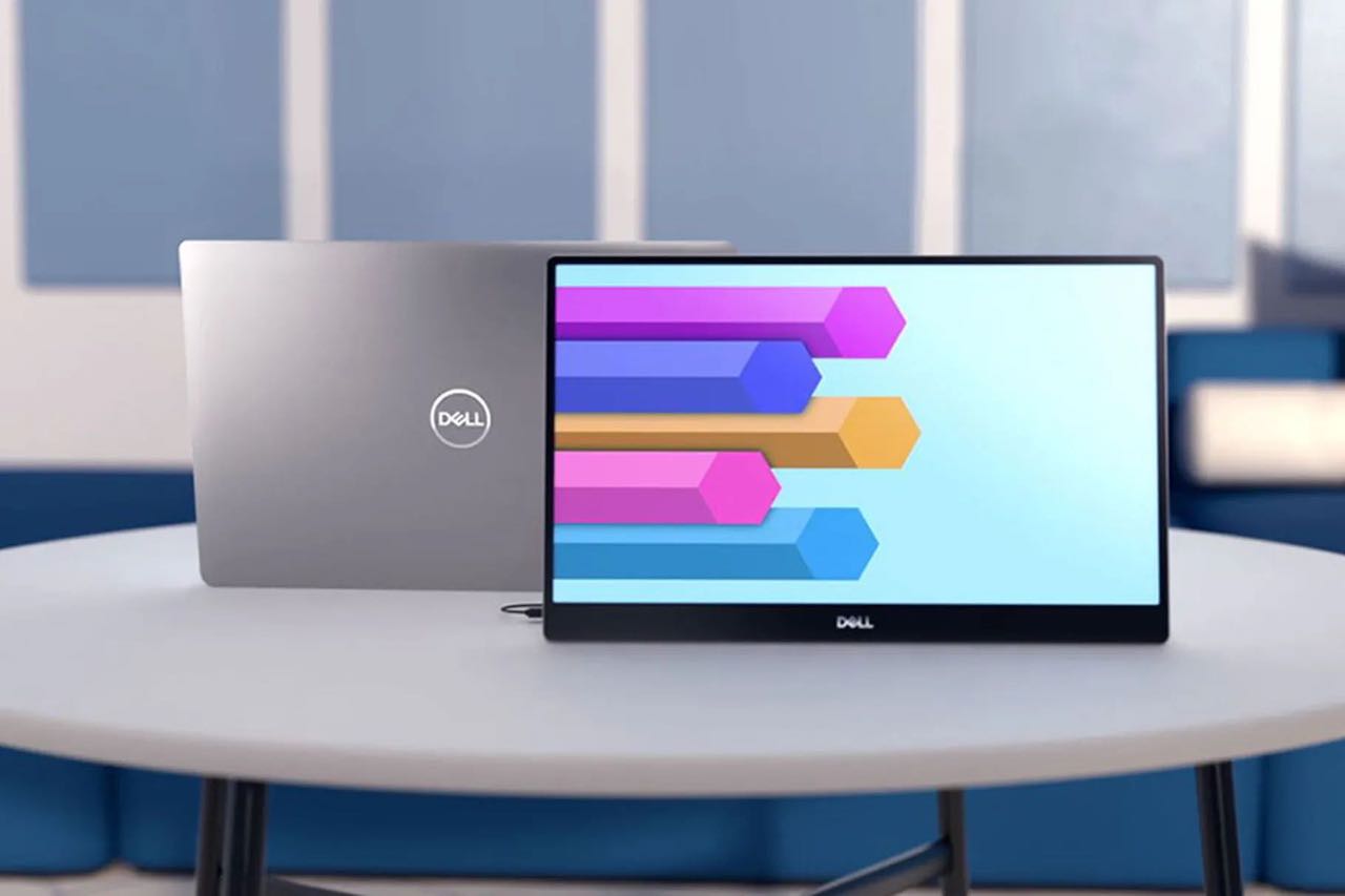 Dell presentó un monitor portátil que parece haber sido arrancado de una computadora portátil XPS Dell presentó un monitor portátil que parece haber sido arrancado de una computadora portátil XPS