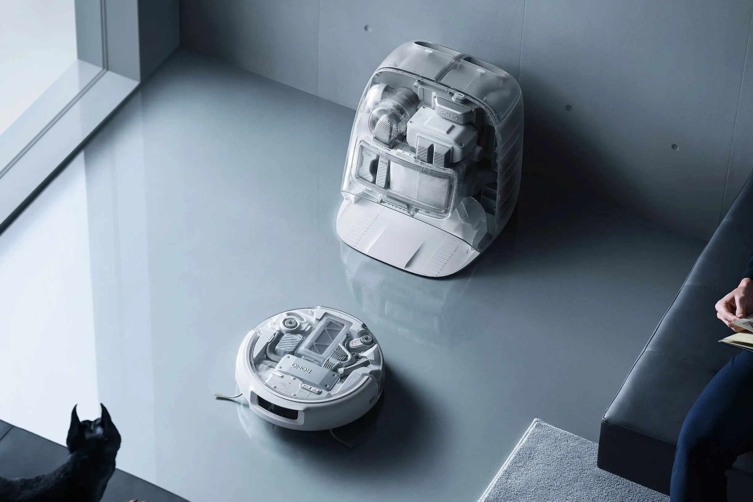 DJI anuncia la serie Romo - sus primeros robots aspiradores