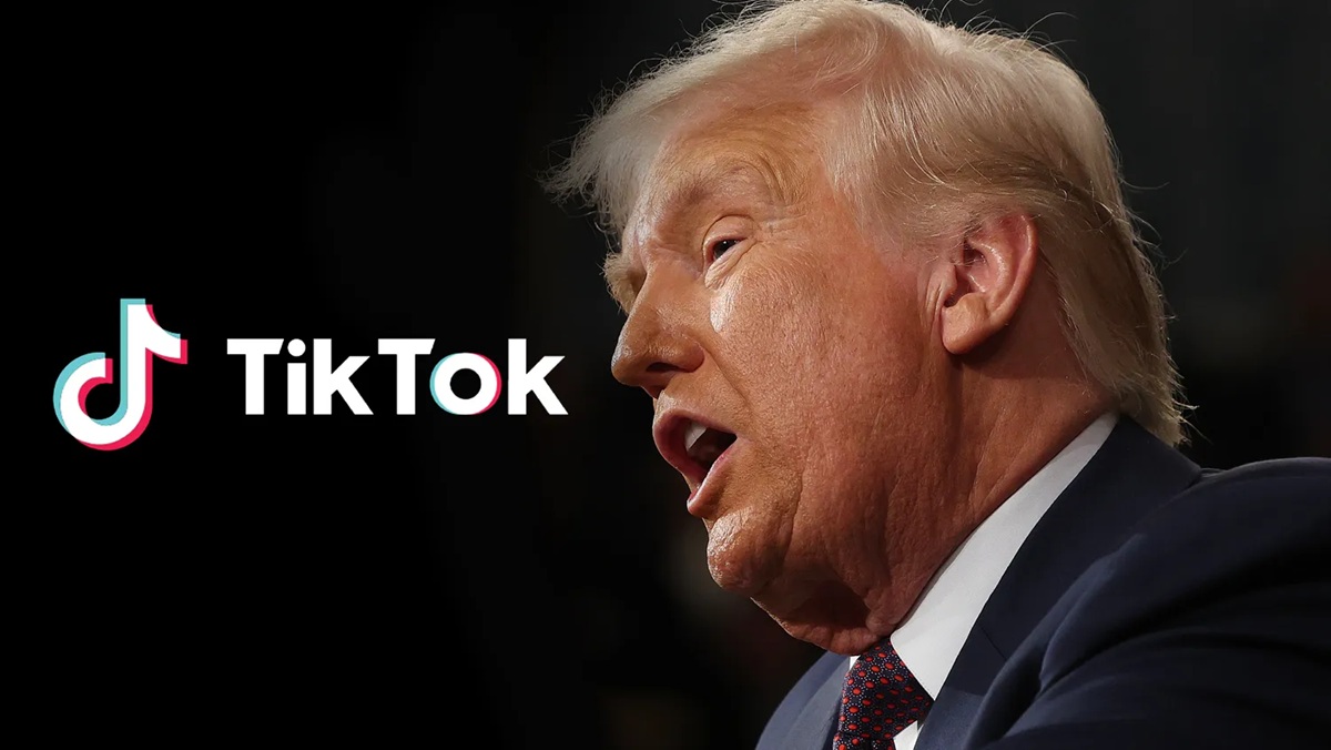 Logo de TikTok en foto con Trump: causa de nuevas teorías de conspiración Trump y TikTok: ¿Qué hay detrás de la nueva foto?