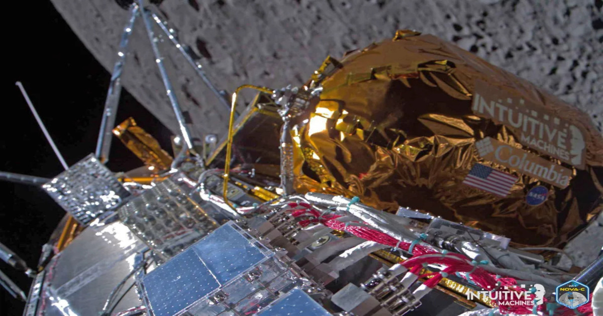 Odysseus se convirtió en la primera nave espacial estadounidense en aterrizar en la Luna en 50 años Odysseus se convirtió en la primera nave espacial estadounidense en aterrizar en la Luna en 50 años