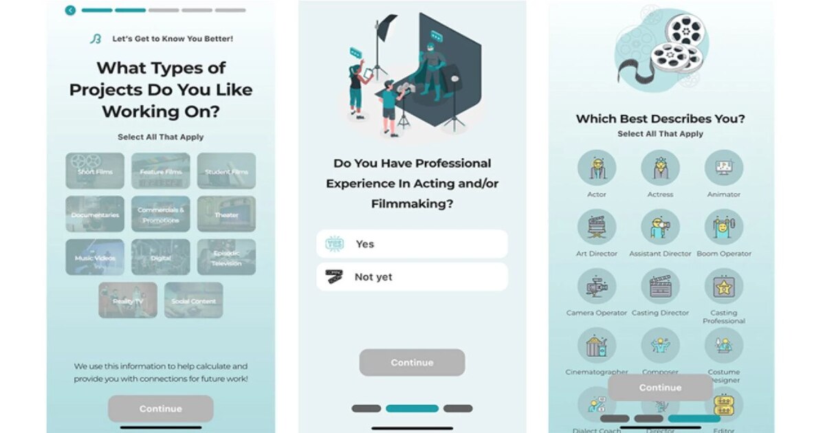 Presentada la nueva aplicación BeScene, al estilo de Tinder, para ligar en la industria del cine Presentada la nueva aplicación BeScene, al estilo de Tinder, para ligar en la industria del cine