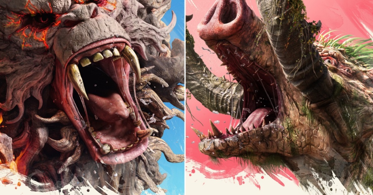 Caza de un jabalí gigante a la sombra de un árbol de sakura en el detallado tráiler del juego de acción Wild Hearts Caza de un jabalí gigante a la sombra de un árbol de sakura en el detallado tráiler del juego de acción Wild Hearts