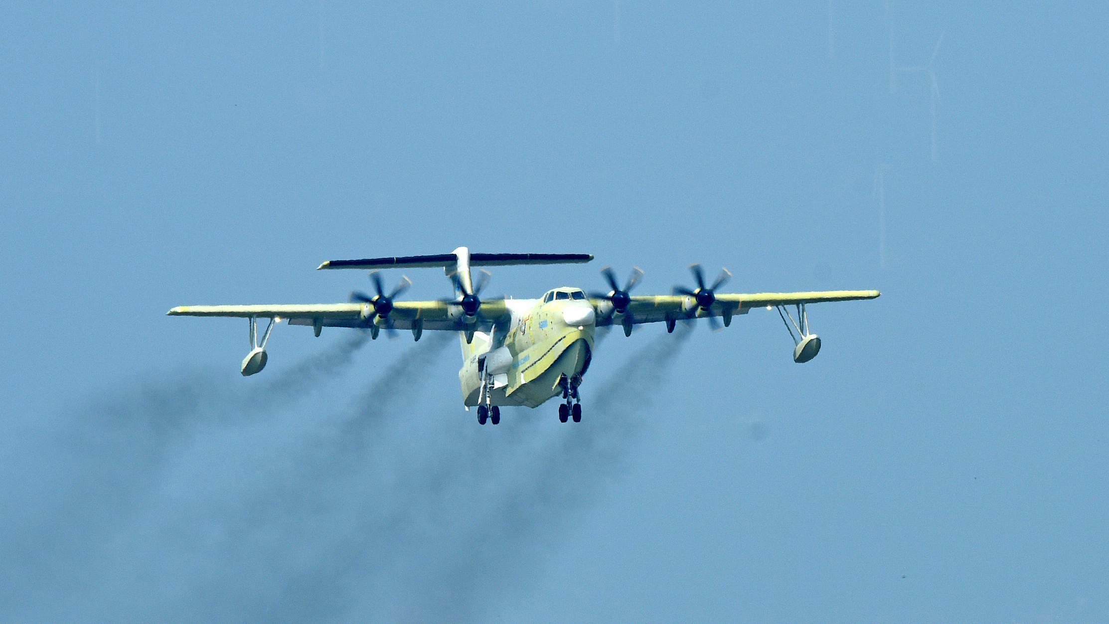 El mayor avión anfibio del mundo, el AG600M, ha superado con éxito las pruebas de vuelo El mayor avión anfibio del mundo, el AG600M, ha superado con éxito las pruebas de vuelo