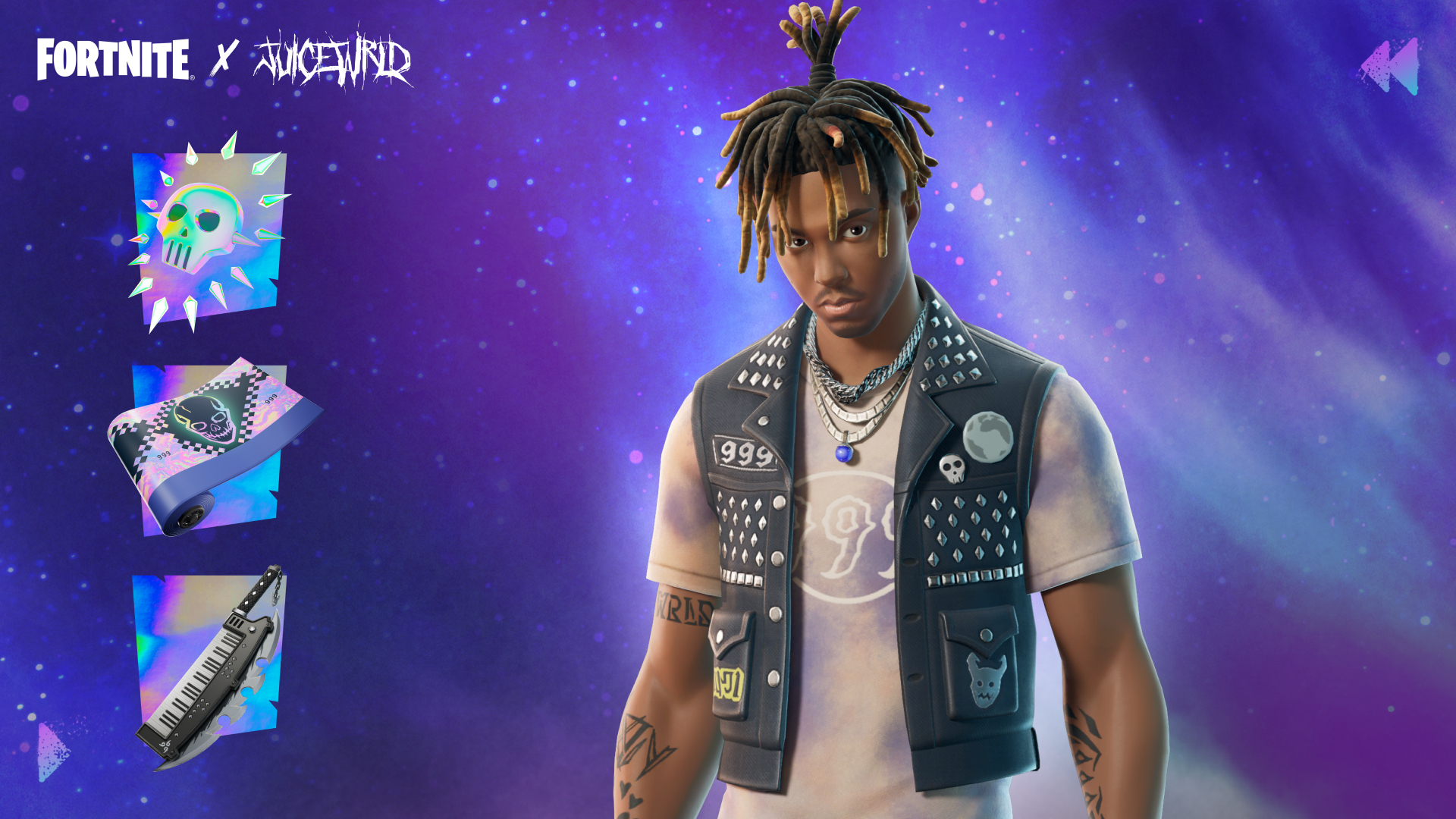 Fortnite rinde homenaje a Juice WRLD con una nueva skin Juice WRLD se une a Fortnite: skin exclusivo en honor a la estrella