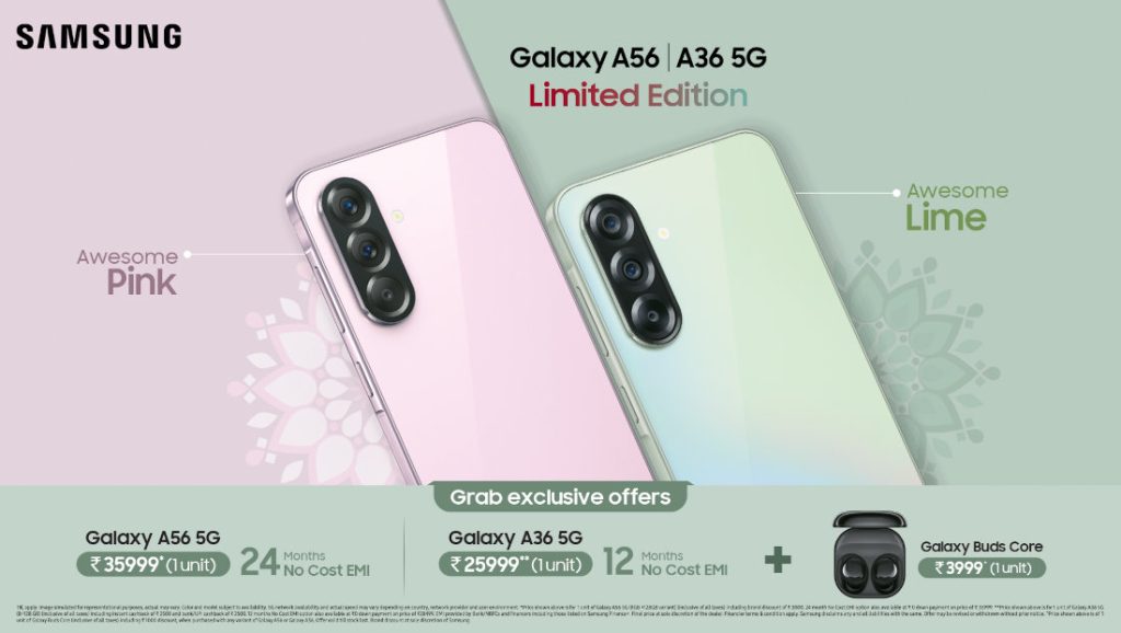 Samsung Galaxy Presenta: Una Mirada Audaz a los Modelos A56 y A36