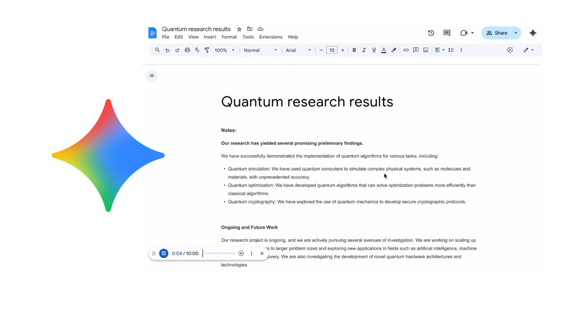 Google: Ahora tus documentos pueden hablar