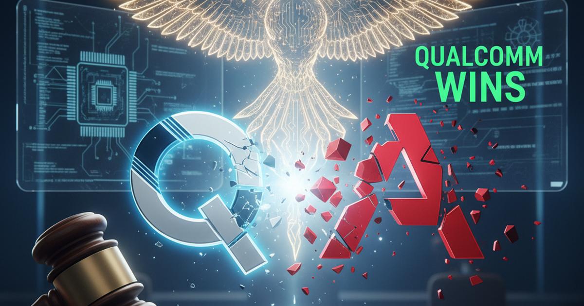 Qualcomm anunció una "victoria total" sobre ARM en la disputa judicial sobre la concesión de licencias de chips