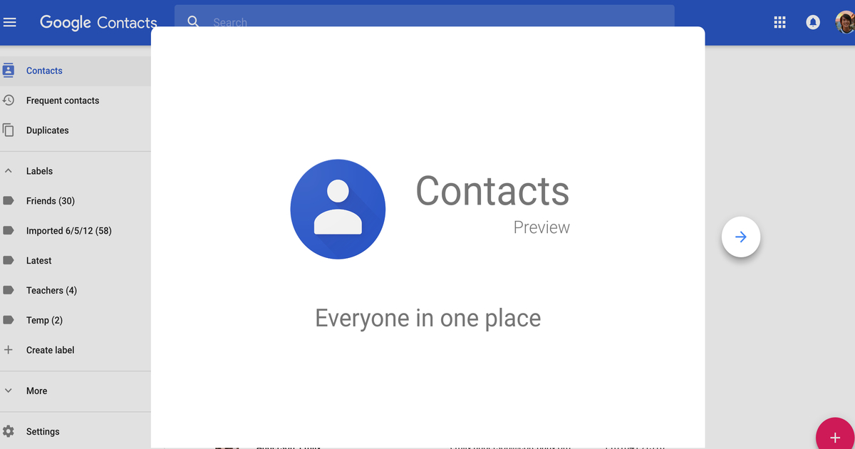 La actualización de Google Contacts facilita la creación de nuevos registros La actualización de Google Contacts facilita la creación de nuevos registros
