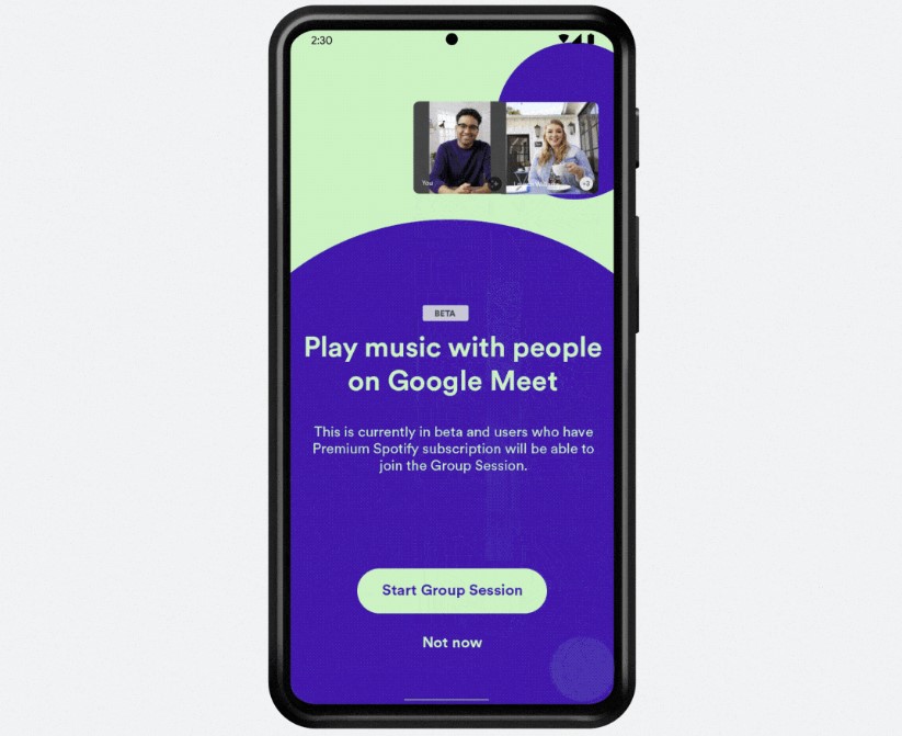 Los usuarios de Google Meet pueden ver YouTube y escuchar canciones en Spotify juntos. Los usuarios de Google Meet pueden ver YouTube y escuchar canciones en Spotify juntos.